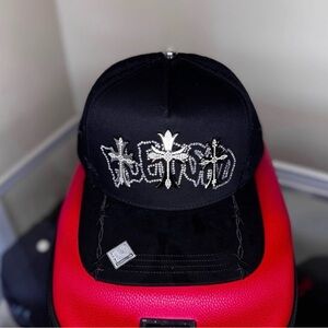 Black 3 crosses blessed SnapBack